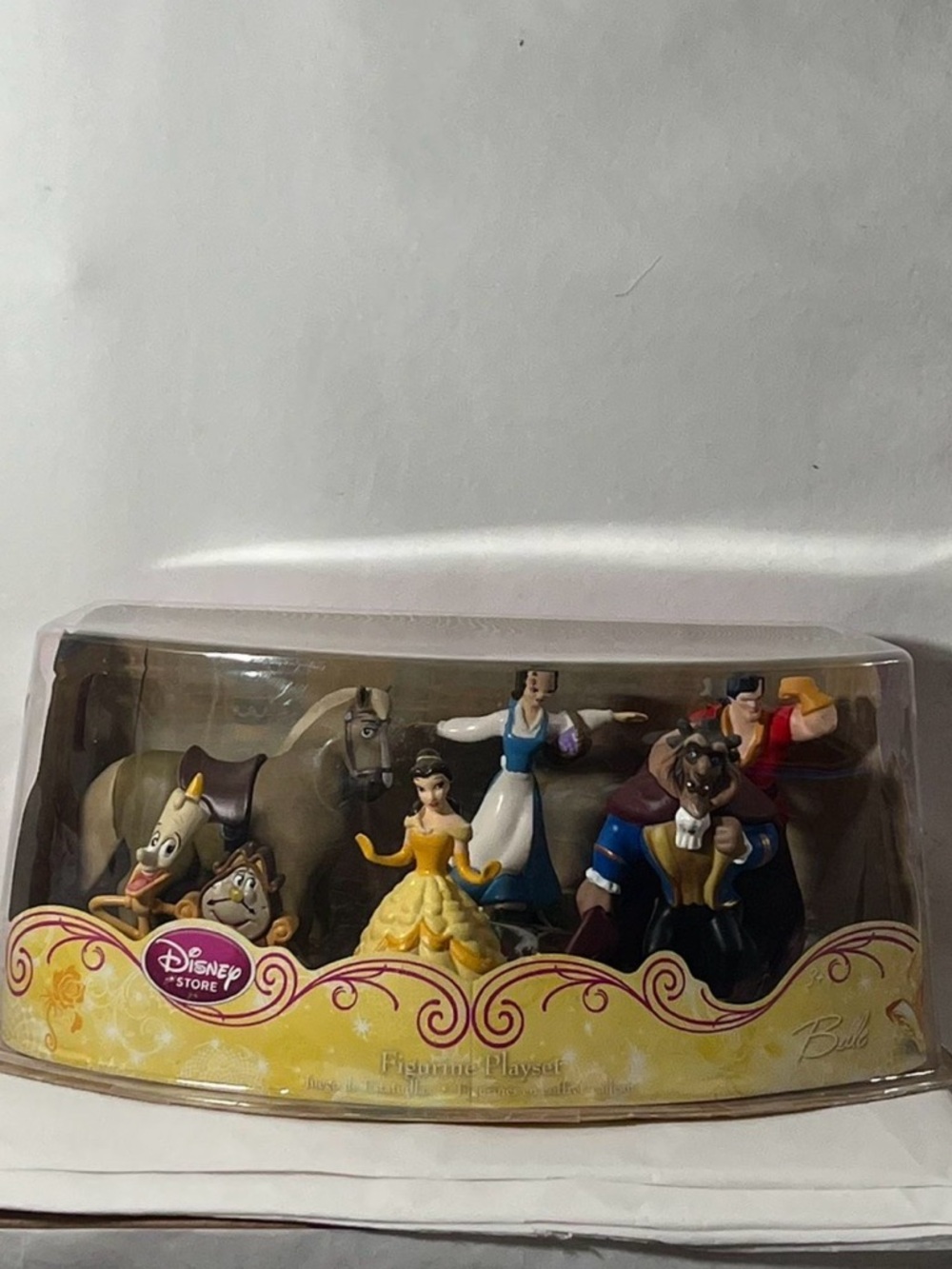 Disney Beauty and the Beast Figure Playset - Yellow, Blue, Brown, Red